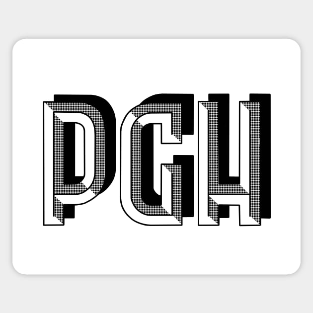 PGH Pittsburgh Sticker by fiberandgloss